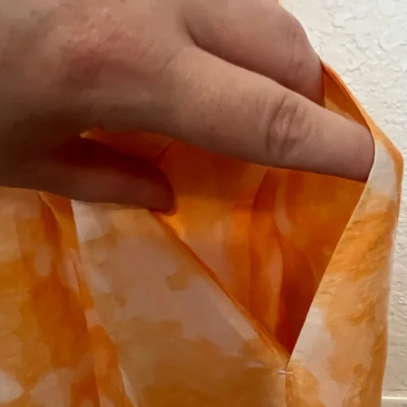 Simply Vera Wang Orange Tie-Dye Dress - Picture 5 of 6